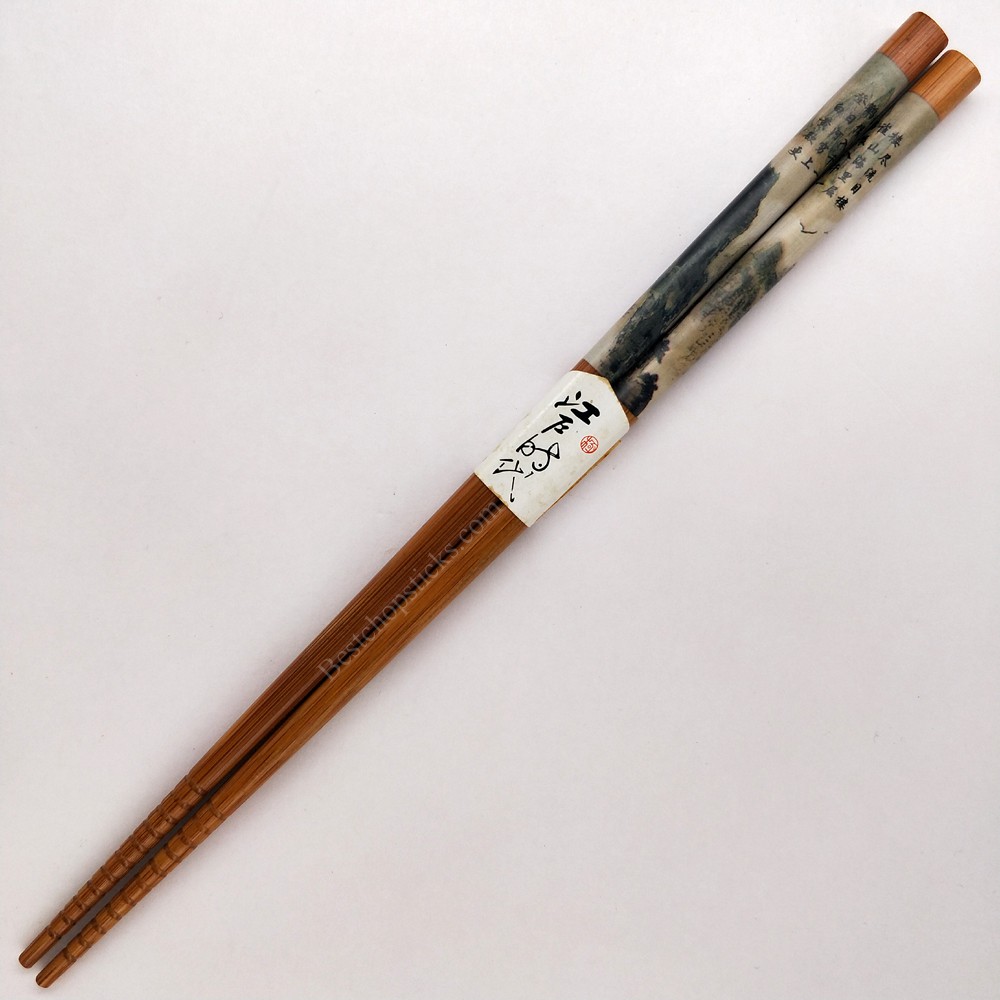 Chinese style carbonized bamboo chopsticks
