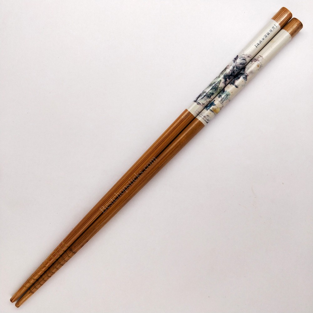 Chinese style carbonized bamboo chopsticks