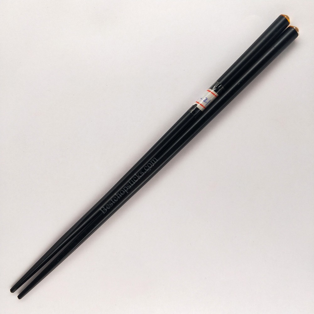 Black japanese chopsticks with diamond top
