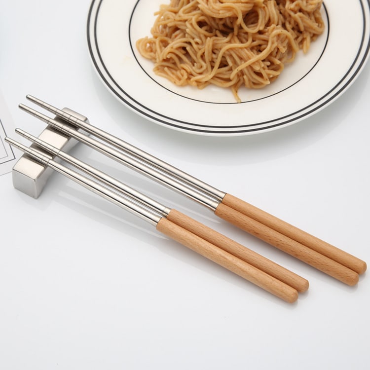 Anti-slip 304 Stainless Steel chopsticks