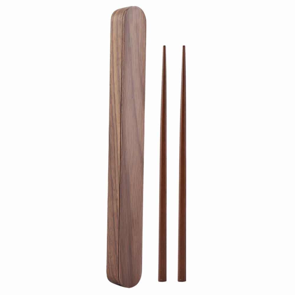 Portable Wood Chopsticks Box Set