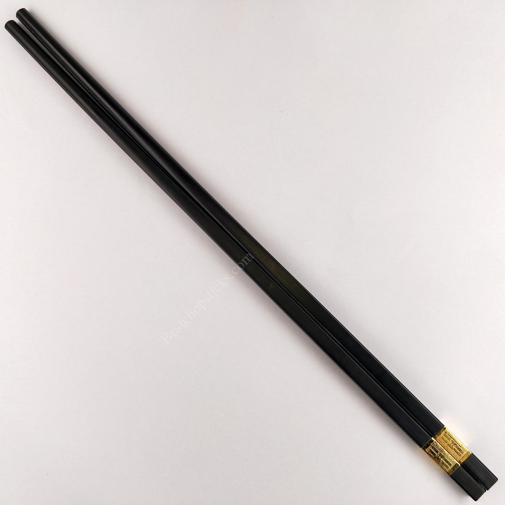 PPS chopsticks with 15mm gold square metal head