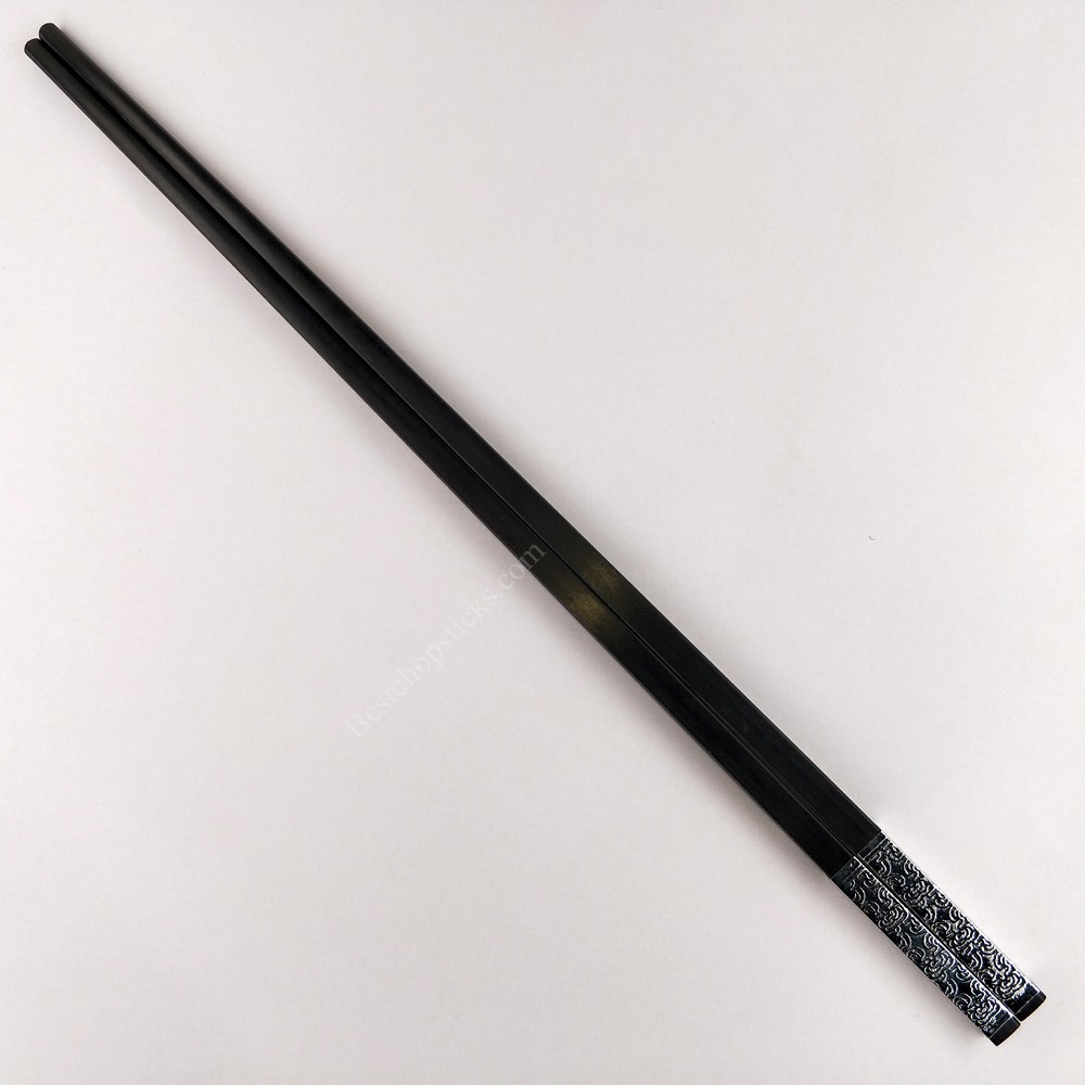 PPS chopsticks with 40mm silver square metal head