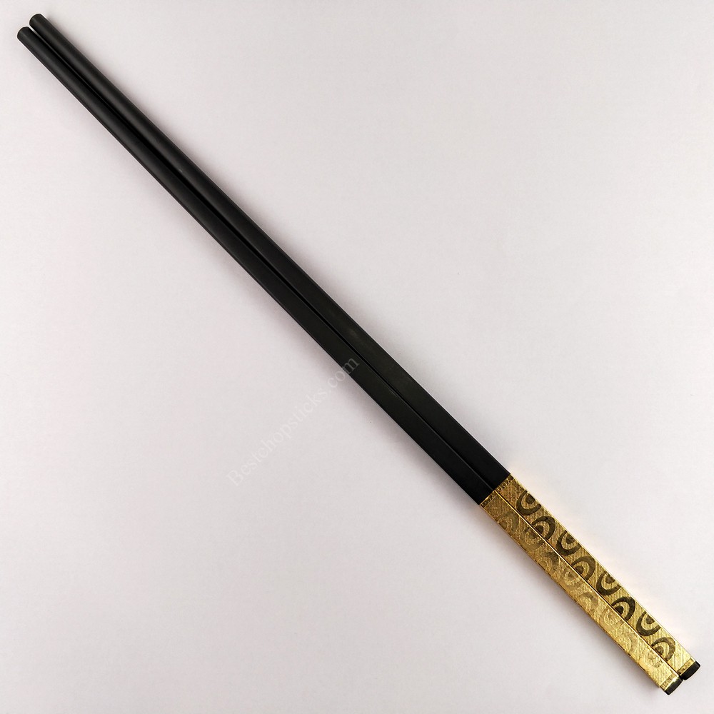 PPS chopsticks with 75mm gold square metal head