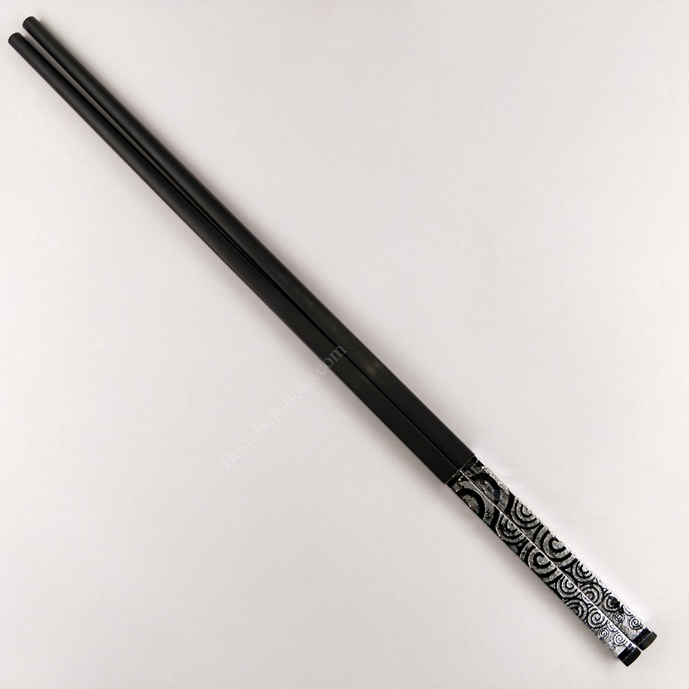 PPS chopsticks with 75mm silver square metal head