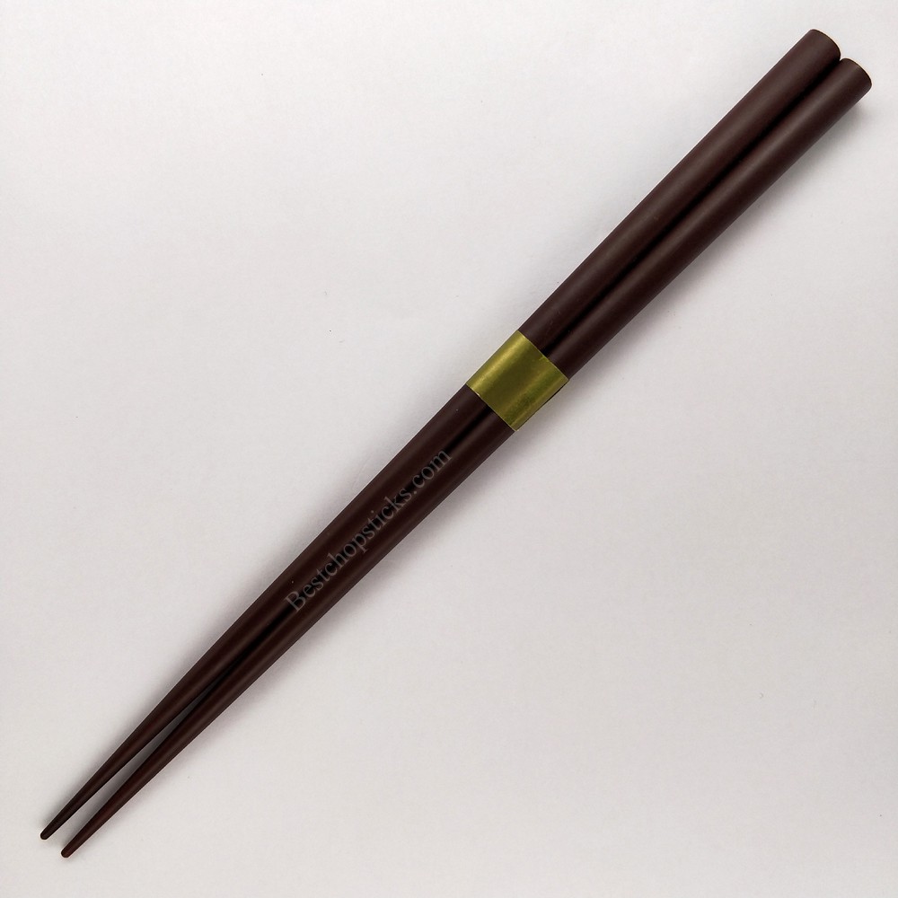 Brown solid colored chopsticks