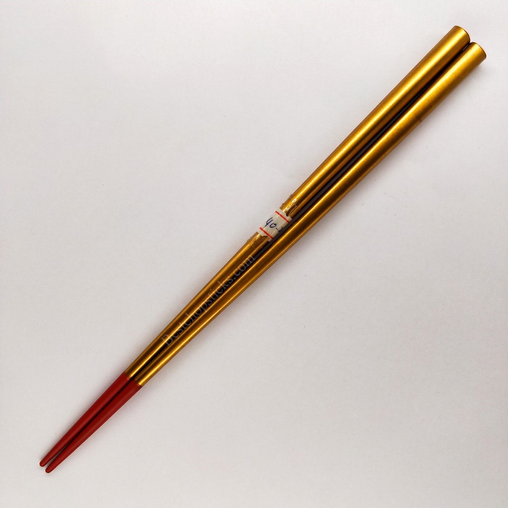 Gold solid colored chopsticks