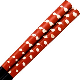 Abstract point printed chopsticks