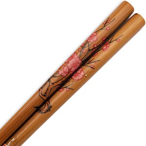 Plum blossom carbonized bamboo chopsticks