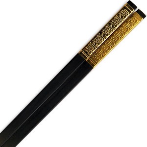 PPS chopsticks with 40mm gold square metal head